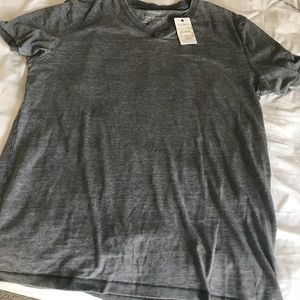 NEW LUCKY BRAND men’s shirt LARGE v-neck gray